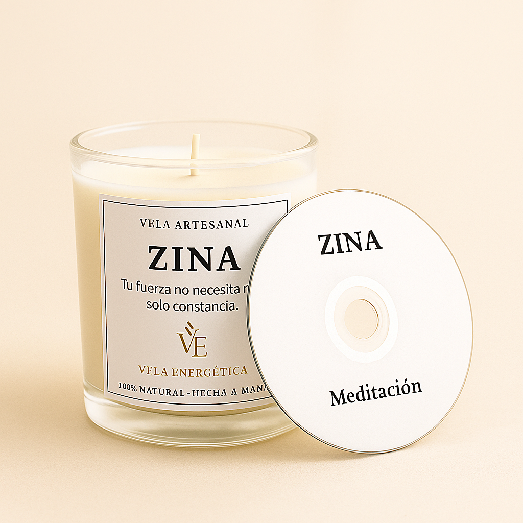 PACK ZINA (vela + audio de meditación)