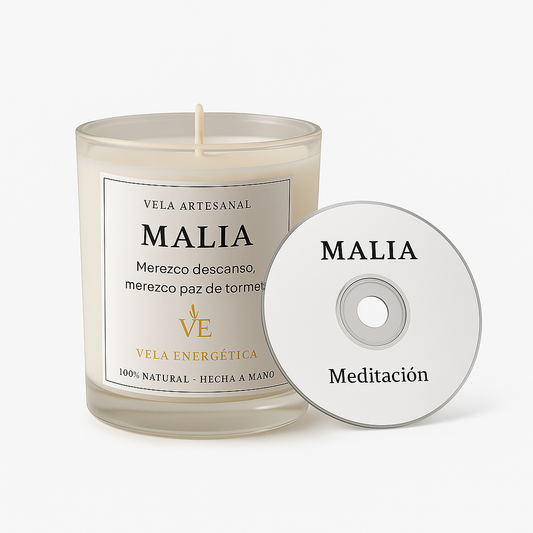 PACK MALIA (vela + audio de meditación)