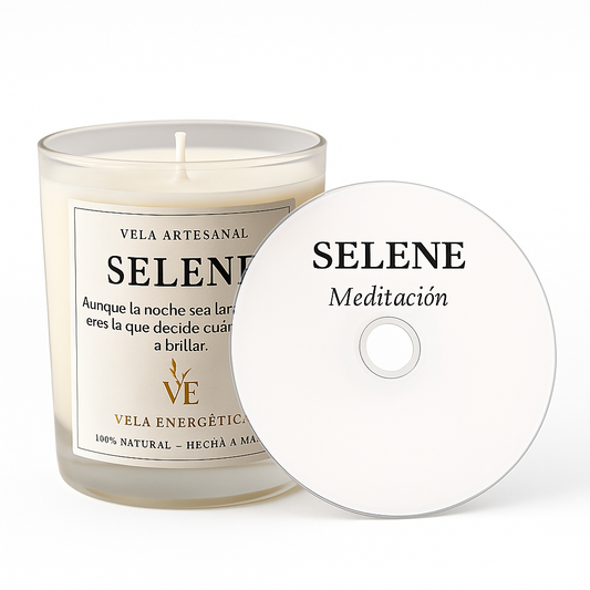 PACK SELENE (vela + audio de meditación)