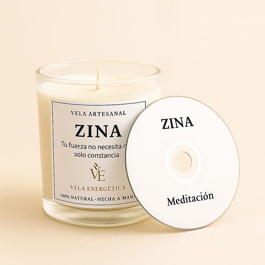 PACK ZINA (vela + audio de meditación)