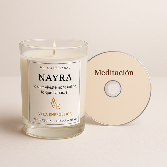 PACK NAYRA (vela + audio de meditación)